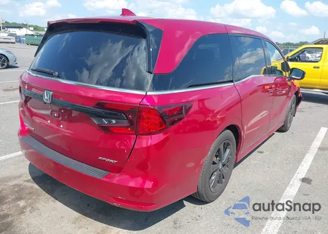 2023 Honda Odyssey Sport из США, поврежденный, VIN 5FNRL6H7XPB038432